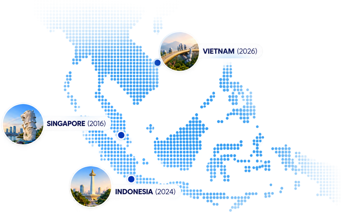 CaritaHub regional expansion journey: Singapore in 2016, Indonesia in 2024, and Vietnam in 2026